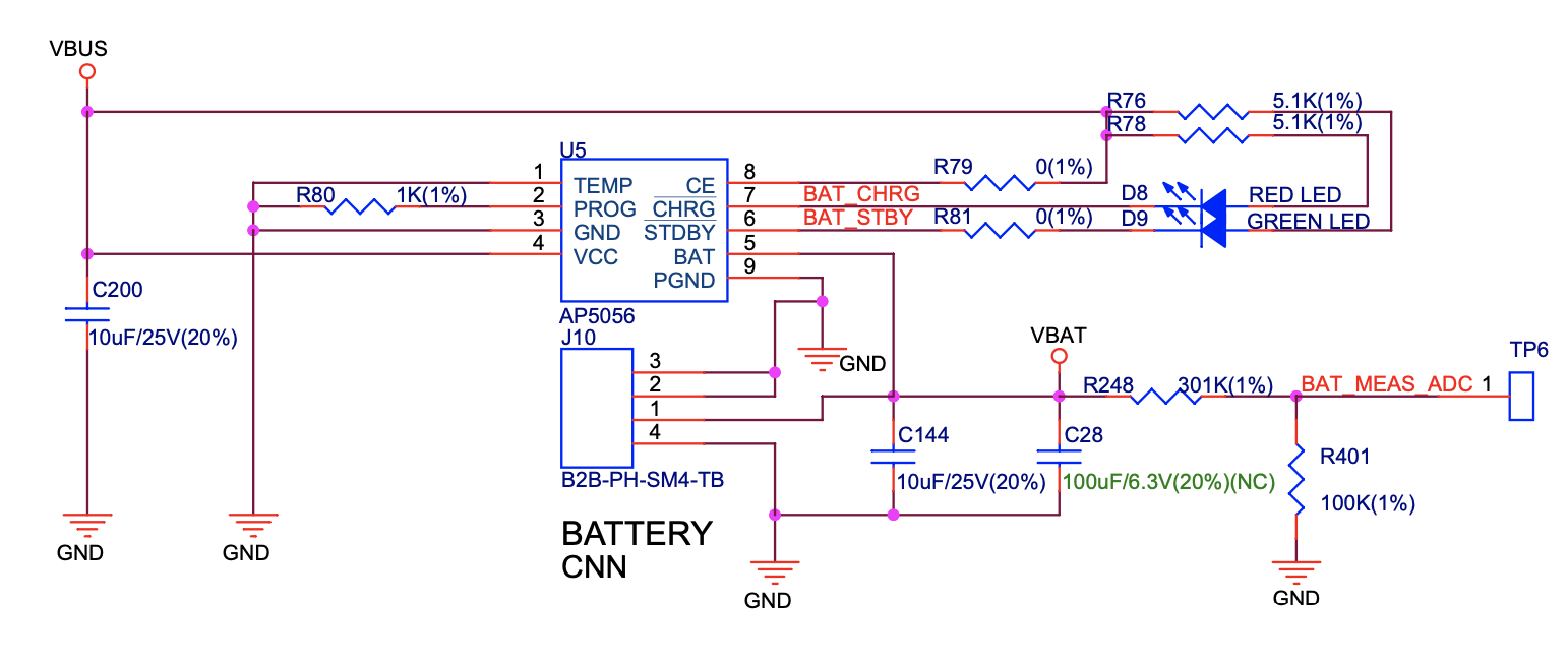 ESP32-S3-Korvo-2 V3.0 - Power Supply from a
Battery