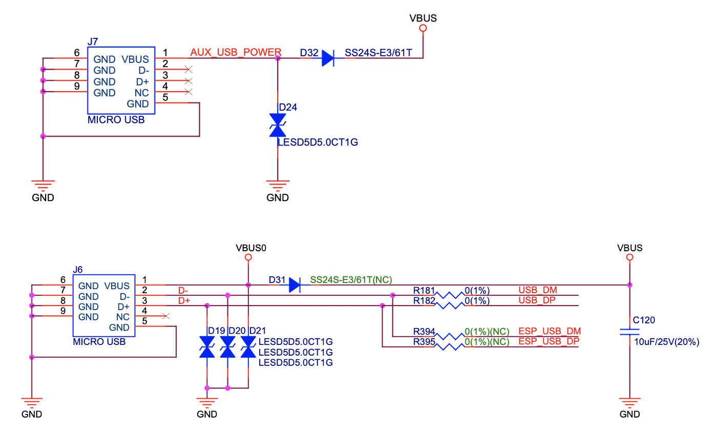 ESP32-S3-Korvo-2 V3.0 - Dedicated USB Power Supply
Socket