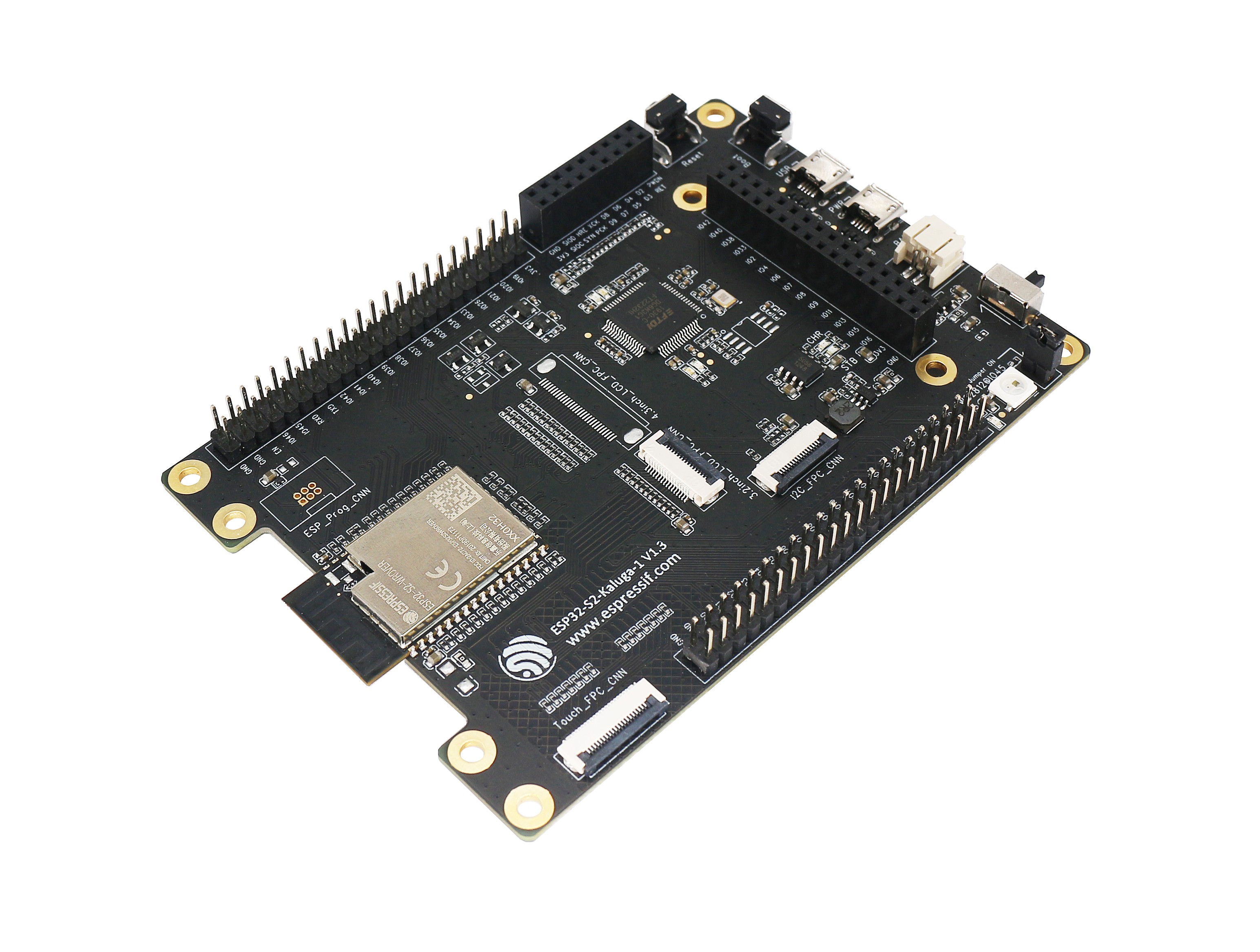 ESP32-S2-Kaluga-1 (click to
enlarge)